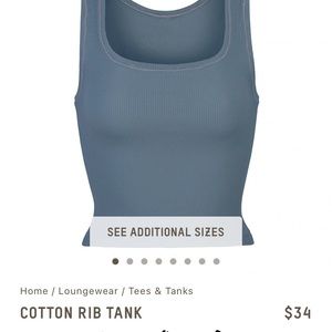 Skims cotton top size 2x